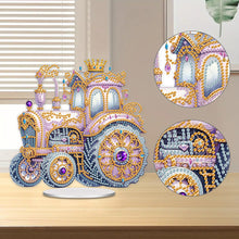 Load image into Gallery viewer, 2D Flat Jewel Car DIY Desktop Diamond Art Kits Diamond Painting Desktop Decor
