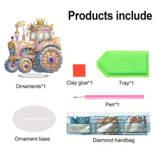 Load image into Gallery viewer, 2D Flat Jewel Car DIY Desktop Diamond Art Kits Diamond Painting Desktop Decor