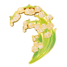 Load image into Gallery viewer, Lily Of The Valley Magnetic Needle Keeper Refrigerator Magnet for Cross Stitch