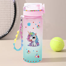 Load image into Gallery viewer, 600ml Horse DIY Diamond Painting Cup Kit Diamond Decorate Water Bottle DIY Art