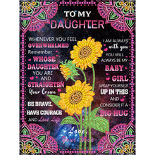 Load image into Gallery viewer, Luminous Diamond Blessing Text 30*40CM(Canvas) Partial Special Shaped Drill Diamond Painting