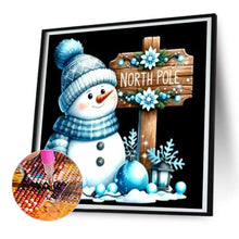 Load image into Gallery viewer, Snowman 30*30CM(Canvas) Full Round Drill Diamond Painting