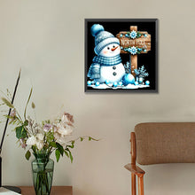 Load image into Gallery viewer, Snowman 30*30CM(Canvas) Full Round Drill Diamond Painting