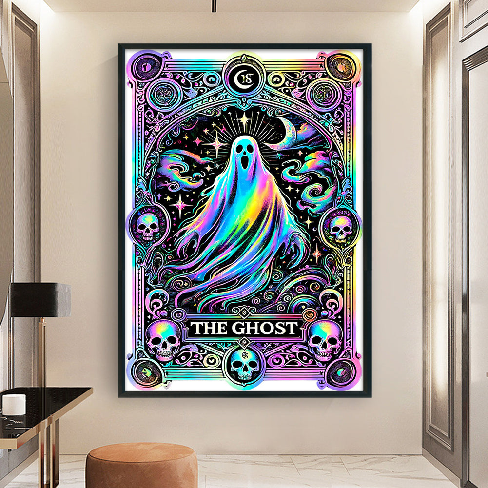 Ghost - Full 11CT Stamped Cross Stitch 45x65CM - Yishu