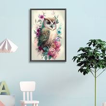 Load image into Gallery viewer, Owl 40*60CM(Canvas) Full Round Drill Diamond Painting