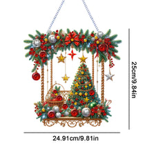 Load image into Gallery viewer, Christmas Xmas Tree 2D Flat DIY Diamond Painting Art Pendant Wall Door Decoration