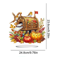 Load image into Gallery viewer, 2D Flat Print Autumn Mailbox DIY Table Top Diamond Painting Ornament Kits