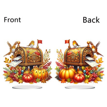 Load image into Gallery viewer, 2D Flat Print Autumn Mailbox DIY Table Top Diamond Painting Ornament Kits