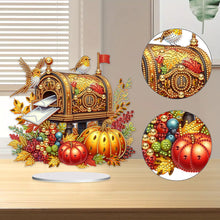 Load image into Gallery viewer, 2D Flat Print Autumn Mailbox DIY Table Top Diamond Painting Ornament Kits
