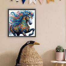 Load image into Gallery viewer, Colorful Mandala Horse 30*30CM(Canvas) Partial Special Shaped Drill Diamond Painting