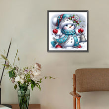 Load image into Gallery viewer, Christmas Snowman 30*30CM(Canvas) Full Round Drill Diamond Painting