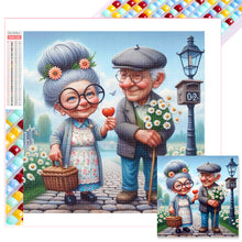 Load image into Gallery viewer, Old Couple 30*30CM(Picture) Full Square Drill Diamond Painting