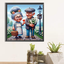 Load image into Gallery viewer, Old Couple 30*30CM(Picture) Full Square Drill Diamond Painting