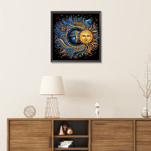 Load image into Gallery viewer, Flowers, Stars, And Moon 30*30CM(Canvas) Partial Special Shaped Drill Diamond Painting