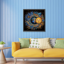 Load image into Gallery viewer, Flowers, Stars, And Moon 30*30CM(Canvas) Partial Special Shaped Drill Diamond Painting