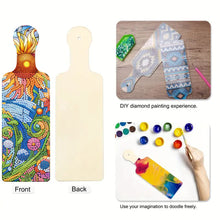 Load image into Gallery viewer, 4Pcs Flowers Decorative Diamond Painting Serving Tray for Countertop Decor