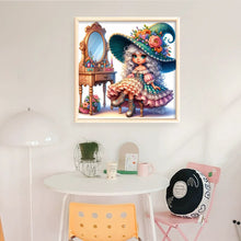 Load image into Gallery viewer, Yishu - Witch At The Dressing Table - 40*40CM 11CT 3 Stamped Cross Stitch