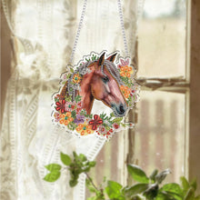 Load image into Gallery viewer, 2pcs Butterfly Horse 2D Flat DIY Diamond Art Pendant Wall Decor for Home