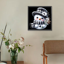 Load image into Gallery viewer, Christmas Snowman 30*30CM(Canvas) Full Round Drill Diamond Painting