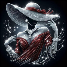 Load image into Gallery viewer, Elegant Lady 40*40CM(Canvas) Full Round Drill Diamond Painting