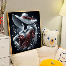 Load image into Gallery viewer, Elegant Lady 40*40CM(Canvas) Full Round Drill Diamond Painting
