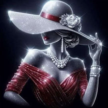 Load image into Gallery viewer, Elegant Lady 40*40CM(Canvas) Full Round Drill Diamond Painting