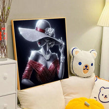 Load image into Gallery viewer, Elegant Lady 40*40CM(Canvas) Full Round Drill Diamond Painting
