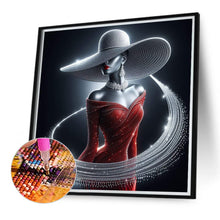 Load image into Gallery viewer, Elegant Lady 40*40CM(Canvas) Full Round Drill Diamond Painting