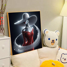 Load image into Gallery viewer, Elegant Lady 40*40CM(Canvas) Full Round Drill Diamond Painting