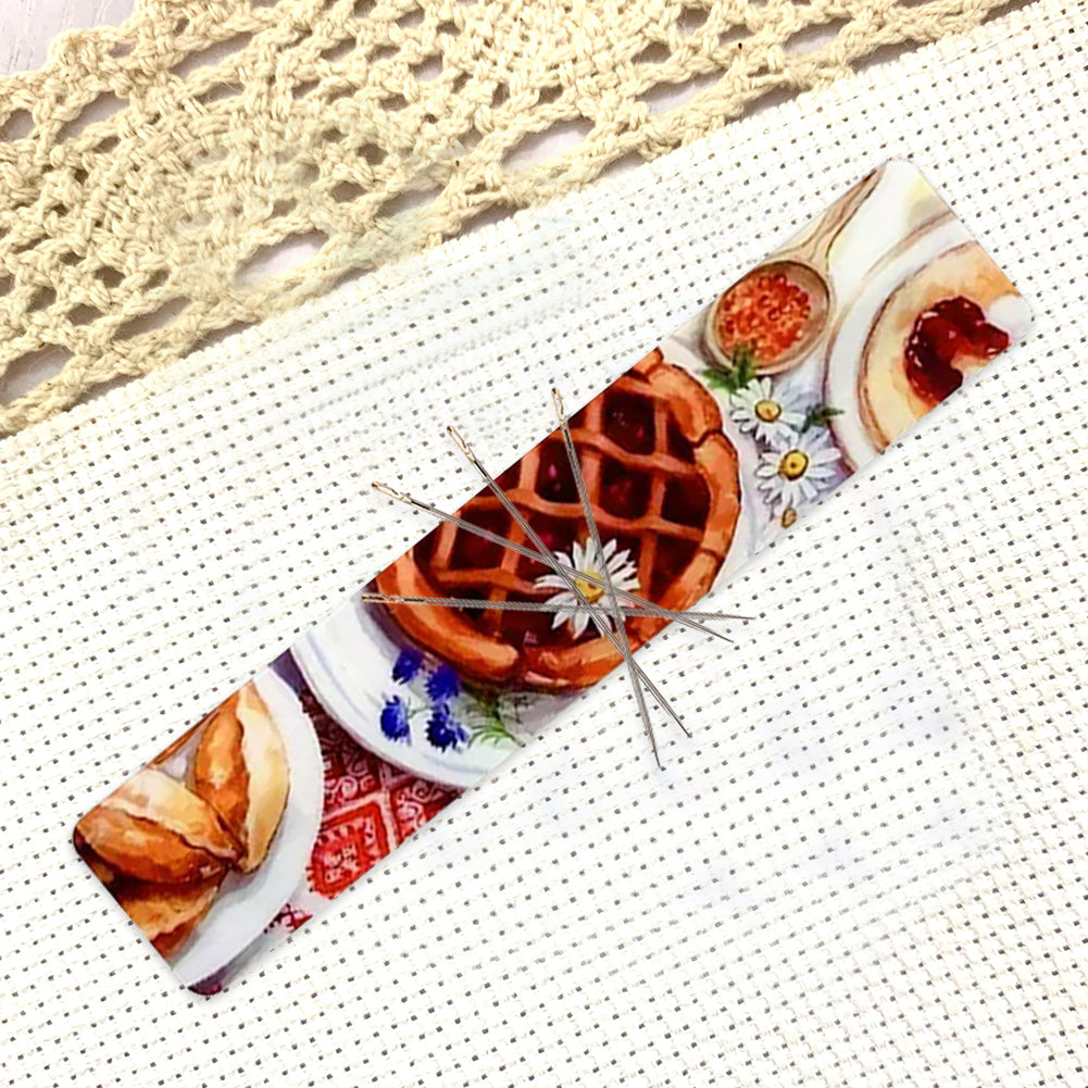 Acrylic Waffle Cross Stitch Needle Minder Aesthetic Fridge Magnet for Home Decor