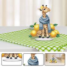 Load image into Gallery viewer, Acrylic Lemon Giraffe Diamond Painting Desktop Ornaments Bedroom Table Decor