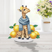 Load image into Gallery viewer, Acrylic Lemon Giraffe Diamond Painting Desktop Ornaments Bedroom Table Decor