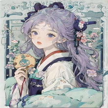 Load image into Gallery viewer, Yishu - Ancient Style Girl - 50*65CM 11CT 3 Stamped Cross Stitch