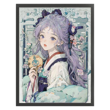 Load image into Gallery viewer, Yishu - Ancient Style Girl - 50*65CM 11CT 3 Stamped Cross Stitch