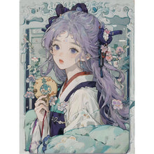 Load image into Gallery viewer, Yishu - Ancient Style Girl - 50*65CM 11CT 3 Stamped Cross Stitch