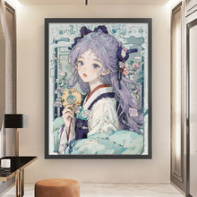 Load image into Gallery viewer, Yishu - Ancient Style Girl - 50*65CM 11CT 3 Stamped Cross Stitch