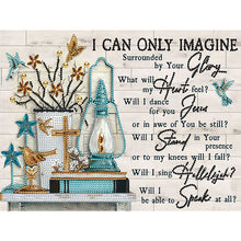 Load image into Gallery viewer, Desktop Still Life (English) 30*40CM(Canvas) Partial Special Shaped Drill Diamond Painting