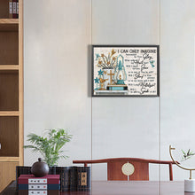 Load image into Gallery viewer, Desktop Still Life (English) 30*40CM(Canvas) Partial Special Shaped Drill Diamond Painting