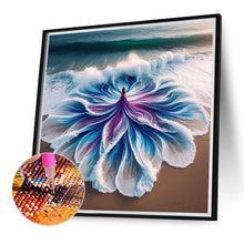 Load image into Gallery viewer, Sea Wave Petal Floral Dress 40*40CM(Canvas) Full Round Drill Diamond Painting