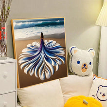 Load image into Gallery viewer, Seaside Floral Dress (Back View) 40*40CM(Canvas) Full Round Drill Diamond Painting