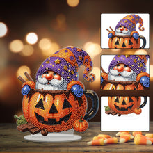 Load image into Gallery viewer, Acrylic Special Shape Halloween Goblin Diamond Painting Desktop Ornaments