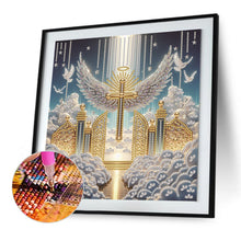 Load image into Gallery viewer, Cross 30*30CM(Canvas) Partial Special Shaped Drill Diamond Painting