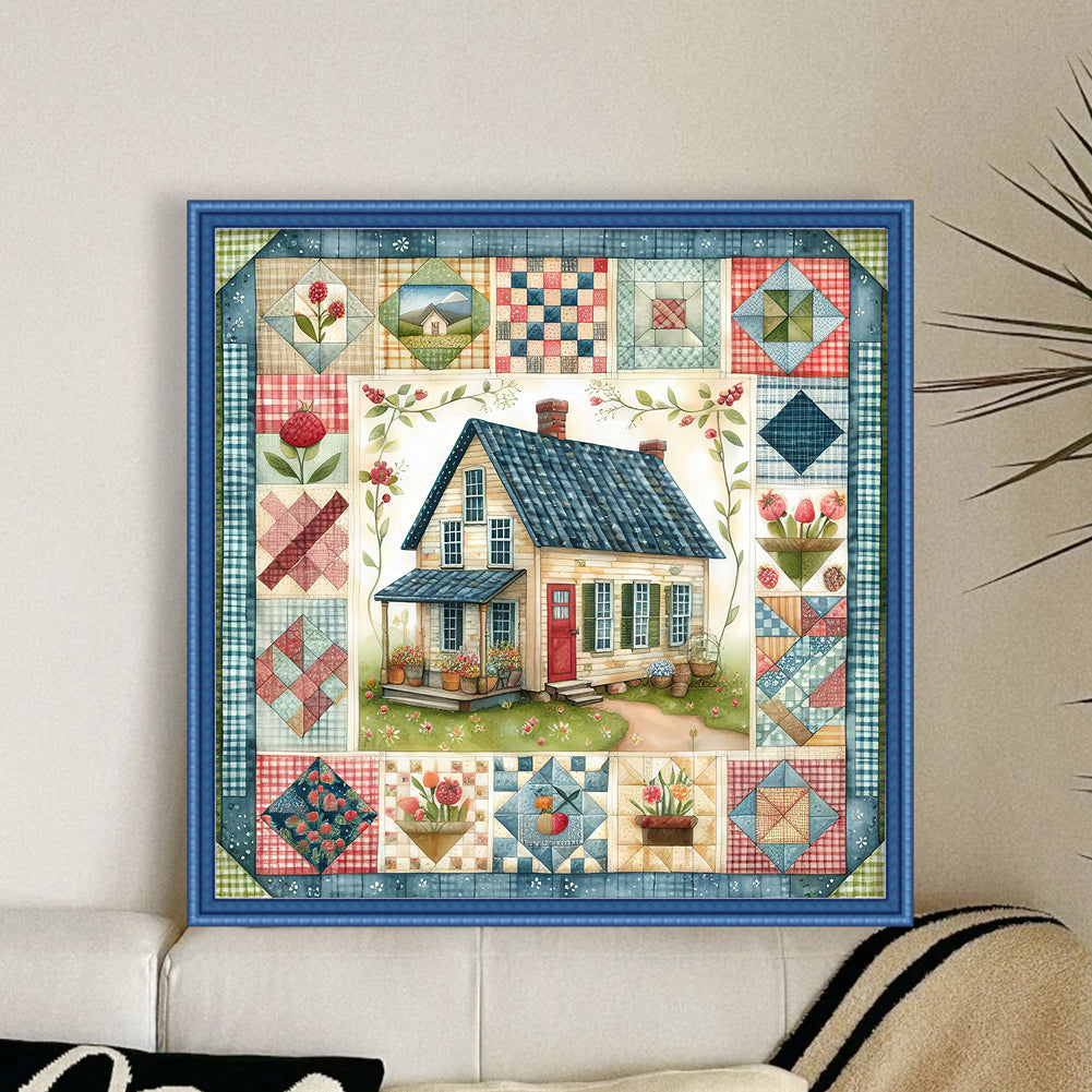 Cabin - Full 11CT Counted Cross Stitch 50x50CM - Yishu