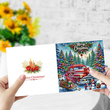 Load image into Gallery viewer, 6PCS DIY Diamond Art Greeting Cards for Festivals and Celebrations (Car)