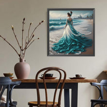 Load image into Gallery viewer, Girl With A Fancy Skirt 40*40CM(Canvas) Full Round Drill Diamond Painting