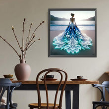 Load image into Gallery viewer, Girl With A Fancy Skirt 40*40CM(Canvas) Full Round Drill Diamond Painting