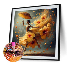 Load image into Gallery viewer, Girl With A Fancy Skirt 40*40CM(Canvas) Full Round Drill Diamond Painting
