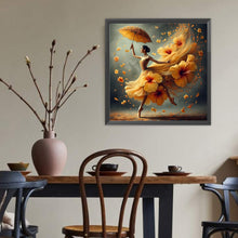 Load image into Gallery viewer, Girl With A Fancy Skirt 40*40CM(Canvas) Full Round Drill Diamond Painting