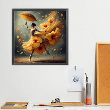 Load image into Gallery viewer, Girl With A Fancy Skirt 40*40CM(Canvas) Full Round Drill Diamond Painting