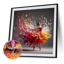 Load image into Gallery viewer, Girl With A Fancy Skirt 40*40CM(Canvas) Full Round Drill Diamond Painting